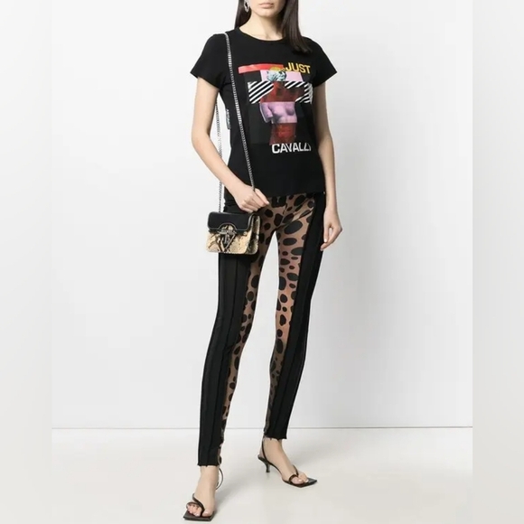 Just Cavalli pink graphics tshirt XL in VGUC - Picture 9 of 9